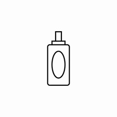 rectangular bottle label icon sign vector