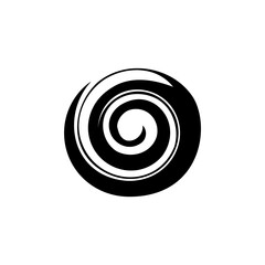 abstract circle swirl Vector