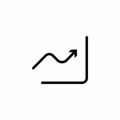 wavy line with arrow icon sign vector