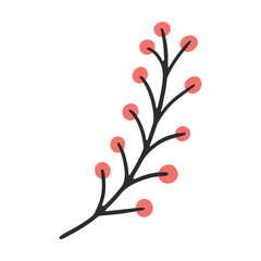 Christmas Holly Leave Free Icon