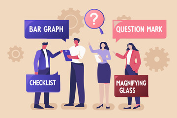 Teamwork and analysis with data and questions