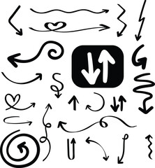 Set of Vector Arrows – Directional Icons Collection