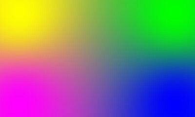 Four Colors Gradient Illustration Design