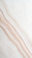 Obraz premium Elegant White and Light Peach Marble Texture Background with Natural Veins. Luxurious Stone Surface for Modern Interior Design and Serene Decor.