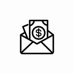 salary wage icon sign vector