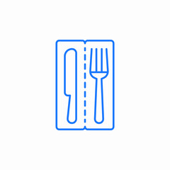 cutlery icon icon sign vector