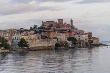Forte Stella Overlooking the Bay of Portoferraio, Elba Island, Tuscany, Italy