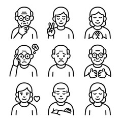 Old Age Icons