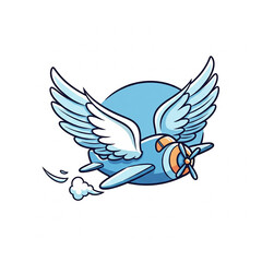 Obraz premium bluebird flying