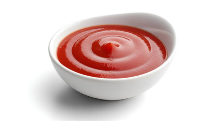 ketchup  on white background