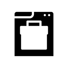 vector clipboard bag illustration icon