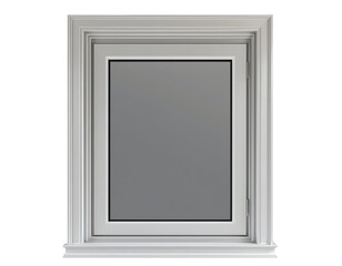 White Window with Trim