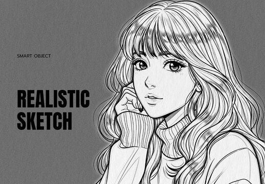 Realistic Sketch Photo Effect