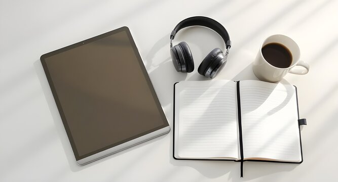 stethoscope and tablet