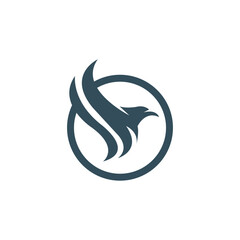 Stylized eagle logo in a circle representing power, freedom, and professional vision