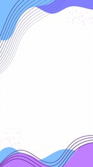 Blue and purple abstract blob background, abstract fluid background for banner, poster and landing page