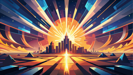 Fototapeta premium fractal realms design