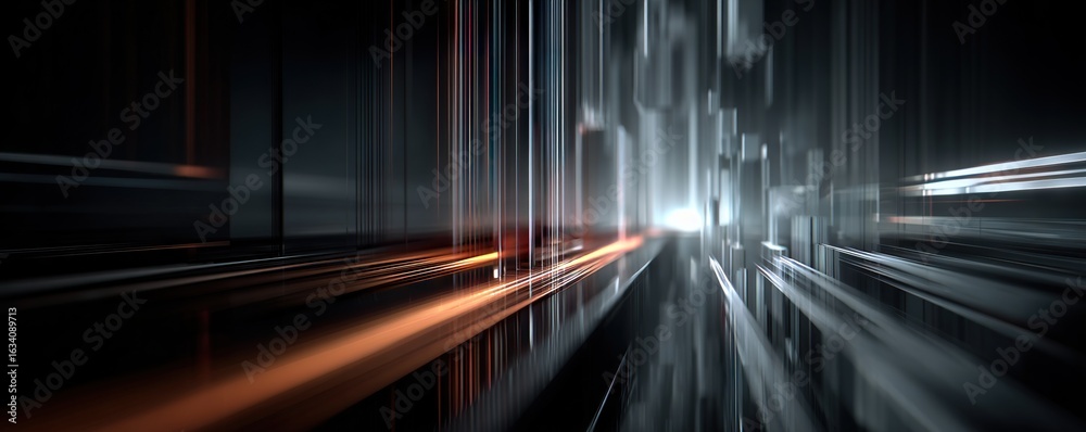 Wall mural modern digital abstract 3d background. can be used in the description of network abilities, technolo