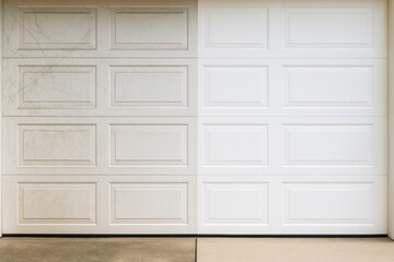 Garage Door Cleaning Before and After Comparison