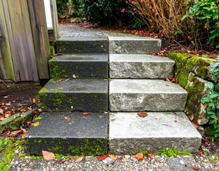 Pressure Washing Front Steps Before and After
