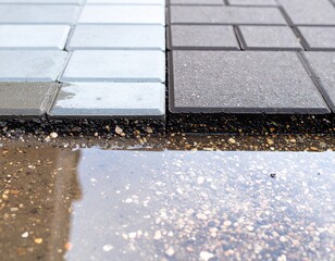 Before and After Pressure Washing a Concrete Driveway