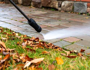 Spring Pressure Washing to Remove Pollen and Mud