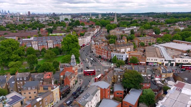 Aerial View of Camberwell - London (1)