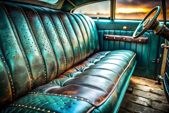 アンティークな部屋/interior objects/ classic car/ Interior of a Classic Car · Free Stock Photo