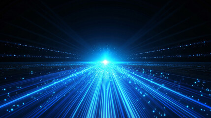 abstract blue background with stars