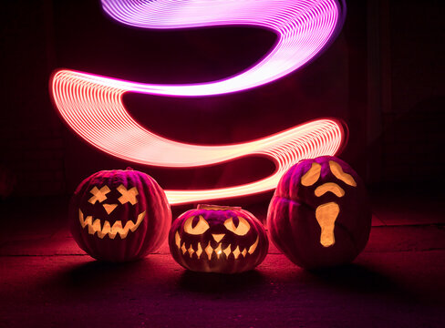 K&uuml;rbisgeister zu Halloween