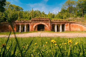 Poniatowski Gate in Nowy Dwor Mazowiecki, Poland