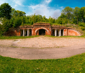 Poniatowski Gate in Nowy Dwor Mazowiecki, Poland