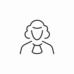 hand drawn person icon sign vector
