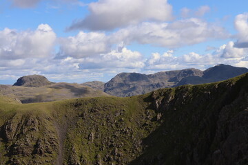 Lake District national park, England in summer