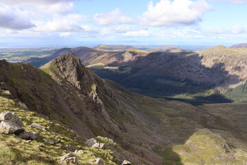 Lake District national park, England in summer