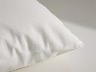 Obraz premium white pillows on a bed