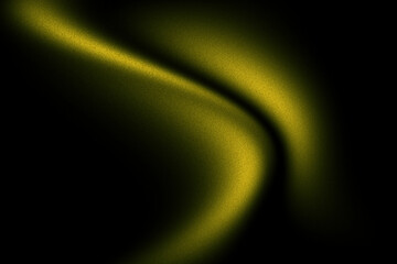 Smooth glowing gradient background, grainy noise texture black yellow abstract banner header poster design