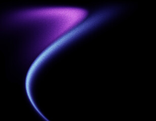 Futuristic banner design, blurred neon color flow, grainy texture effect, dark blue purple color gradient background.