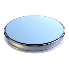 A sleek wireless charger  isolated on transparent background