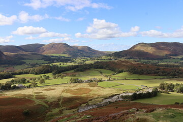 Lake district national park, england