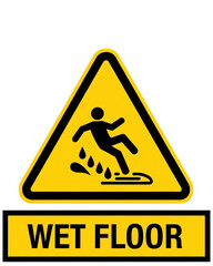 caution wet floor