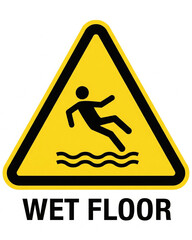 caution wet floor