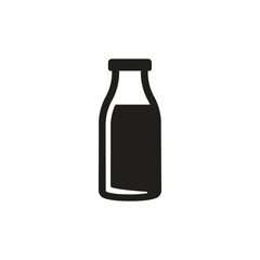 Milk Bottles in Crate Icon Modern Design