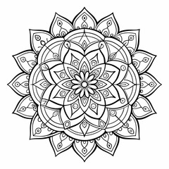 abstract floral ornament