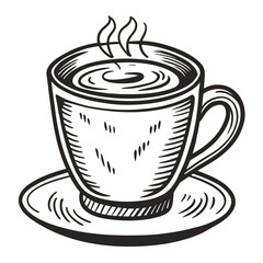 cup of coffee with milk