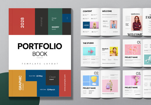 Creative Portfolio Template Layout