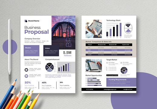 Minimal Business Proposal Flyer Template