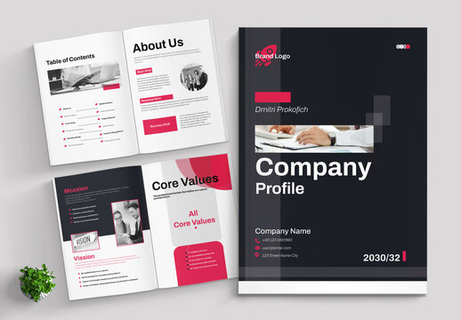 Modern Company Profile Template Design