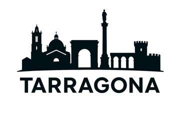 Fototapeta premium City skyline with iconic buildings and landmarks, Tarragona