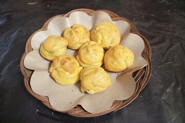 baked potatoes in a pan